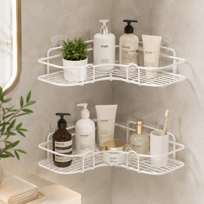 No-Drill Corner Shower Caddy