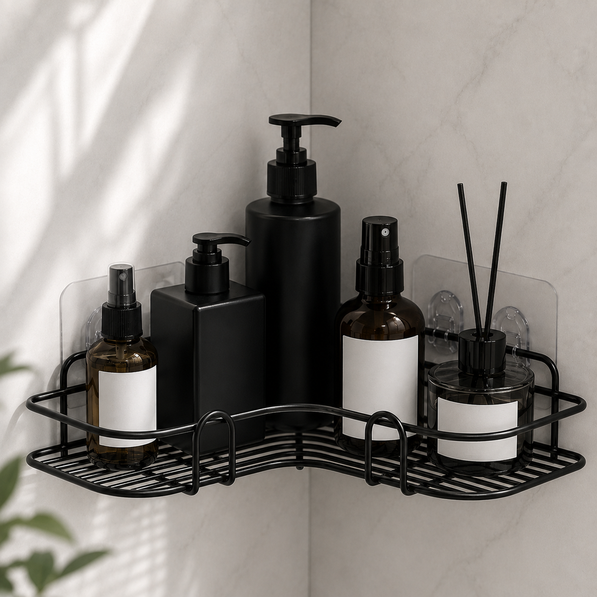 No-Drill Corner Shower Caddy