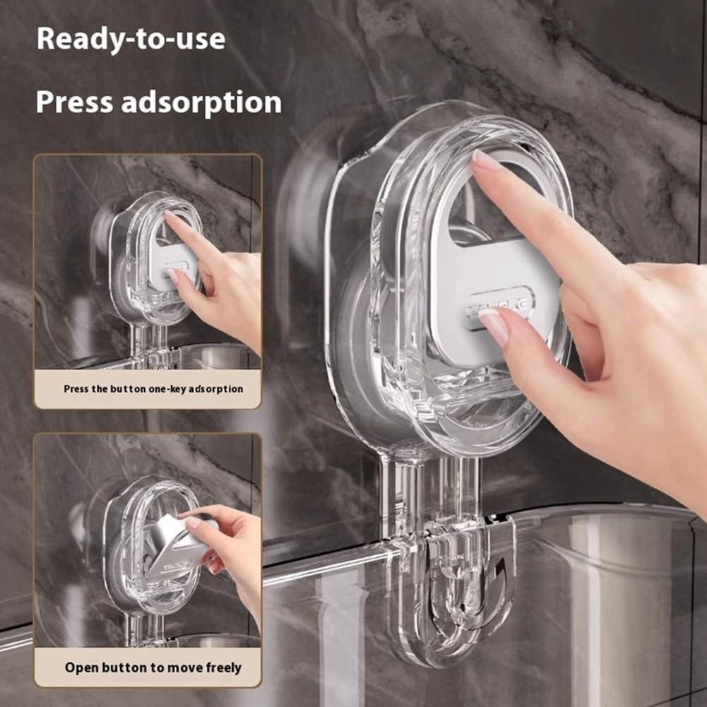 No-Drill Bathroom Storage Shelf
