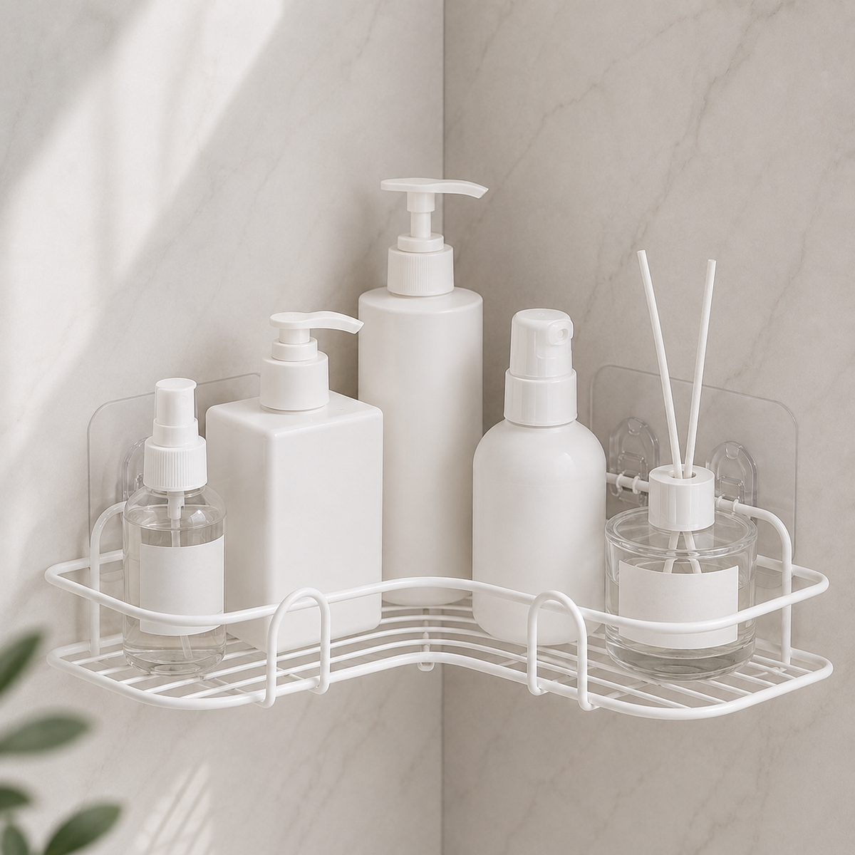 No-Drill Corner Shower Caddy